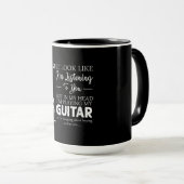 Mug J'ai l'impression de t'écouter de la guitare music (Devant droit)