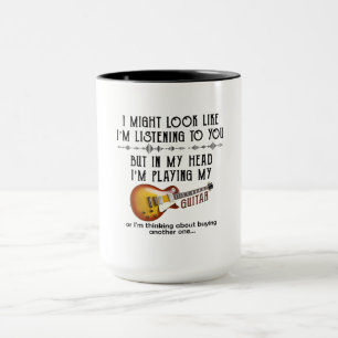 Mug J'ai l'impression de t'écouter jouer de la guitar