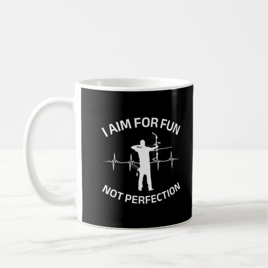 Mug J'ai l'intention de s'amuser pas la perfection | T (Gauche)