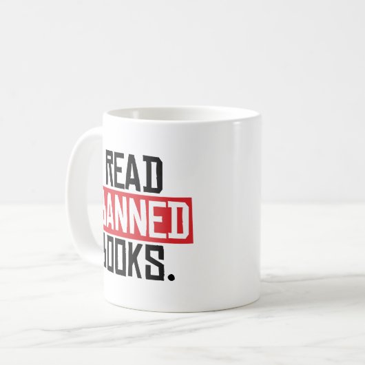 Mug J'Ai Lu Des Livres Interdits (Devant gauche)