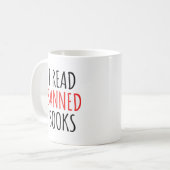 Mug J'Ai Lu Des Livres Interdits Drôle Citation (Devant gauche)