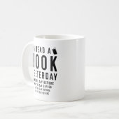 Mug J'Ai Lu Un Livre Hier (Devant gauche)