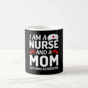 Mug J'ai ma mère et ma nurse nothing scares
