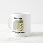 Mug J'Ai Ma Propre Vision Filtrée Du Monde (Devant gauche)