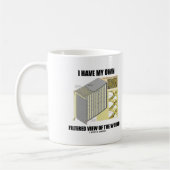 Mug J'Ai Ma Propre Vision Filtrée Du Monde (Gauche)