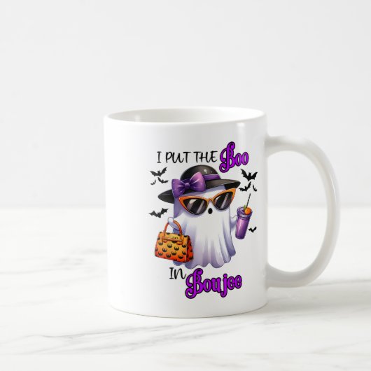 Mug J'Ai Mis Le Boo Dans Boujee Cute Ghost Halloween S (Droite)