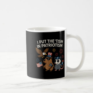 Mug J'Ai Mis Le Tisme Dans Le Patriotisme Athlétique C