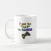 Mug J'ai mis l'HOMOSEXUEL dans le Gamer (Gauche)