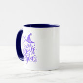 Mug J'Ai Mis Un Enfer Sur Toi Halloween (Devant gauche)