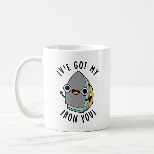 Mug J'ai mon fer vous drôle de jeu de mots sur les app (Gauche)