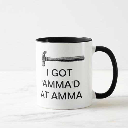 MUG J'AI OBTENU 'AMMA'D À AMMA (Droite)