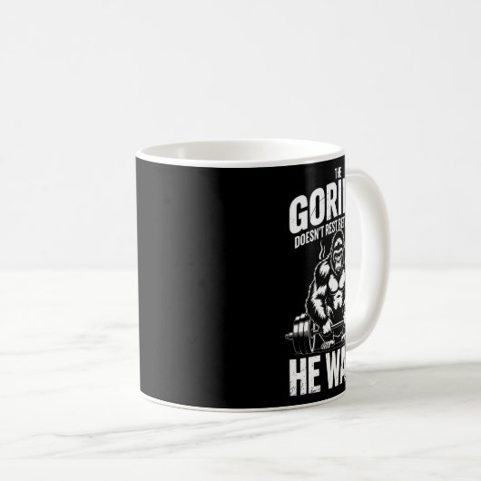 Mug J'Ai Obtenu Ce Gorilla En Moi Gros Phase Gym Entra (Devant droit)