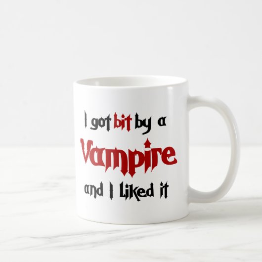 Mug J'ai obtenu le peu par un vampire (Droite)