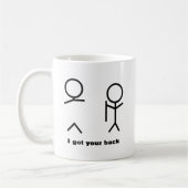 Mug J'ai obtenu votre dos (Gauche)