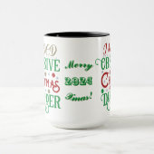 Mug J'ai OCD : Obsessionnel Noël Trouble drôle (Centre)