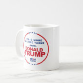 Mug J'ai payé plus d'impôts que Donald Trump (Devant gauche)