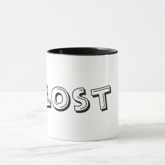 Mug J'ai perdu (Centre)