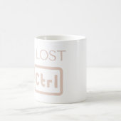 MUG J'AI PERDU CTRL - CONTRÔLE - BLAGUE DE PROGRAMMEUR (Centre)