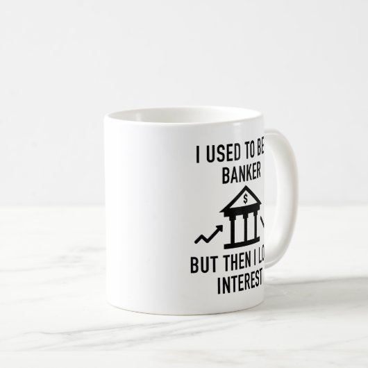Mug J'ai perdu mon intérêt (Devant droit)