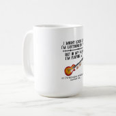 Mug J'ai peut-être l'air de vous écouter, mais dans (Devant gauche)