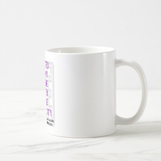 Mug J'ai piqué ma manière (Droite)
