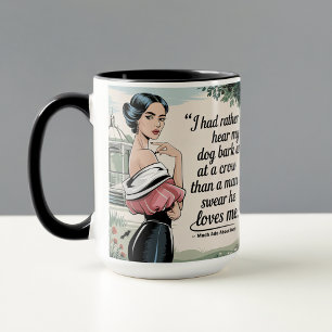 Mug J'Ai Plutôt Entendu Mon Chien : Féministe Avec