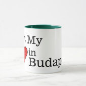 Mug J'ai quitté Mon coeur à Budapest (Centre)