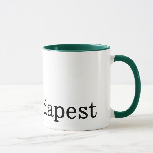 Mug J'ai quitté Mon coeur à Budapest (Droite)