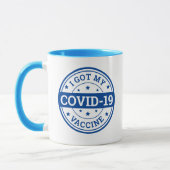 Mug J'ai reçu mon vaccin contre la Covid-19 (Gauche)