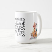 Mug J'Ai Ri Tellement De Larmes Dures Que J'Ai Descend (Devant droit)