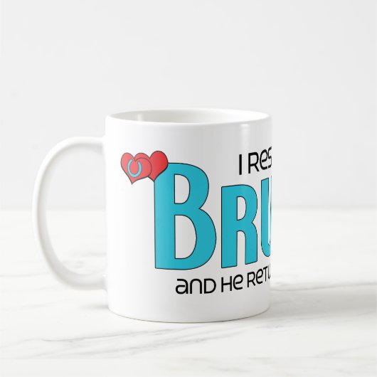 Mug J'ai secouru un Brumby (le cheval masculin) (Gauche)