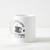 Mug J'Ai Seulement Besoin De Café (Devant gauche)
