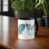 Mug Jai Shree Krishnas Peacock Feather