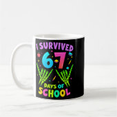 Mug J'ai survécu 67 jours de mains de squelette d'enfa (Gauche)