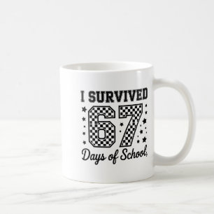 Mug J'ai survécu 67 jours d'école avec les enseignants