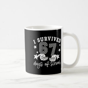 Mug J'ai survécu 67 jours d'école drôle 67 professeurs