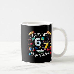 Mug J'ai survécu 67 jours d'école enseignants élèves g