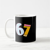 Mug J'ai survécu 67 jours d'école Mème drôle Professeu (Gauche)