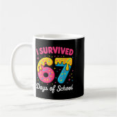 Mug J'ai survécu 67 jours d'école Mème drôle Professeu (Gauche)