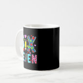 Mug J'ai survécu 67 jours d'école Mème drôle Professeu (Devant gauche)
