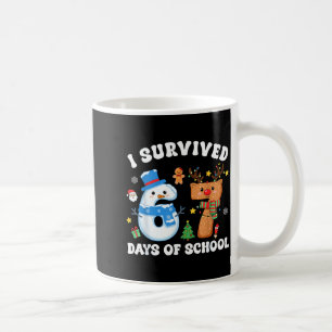Mug J'ai survécu 67 jours d'école Mème drôle Six Sept