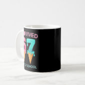 Mug J'ai survécu 67 jours d'école Prof de maths mignon (Devant gauche)
