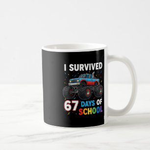 Mug J'ai Survécu 67 Jours D'école Six Sept Mème Pour M