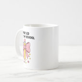 Mug J'ai survécu 67 jours d'école Six Seven Mème pour (Devant gauche)