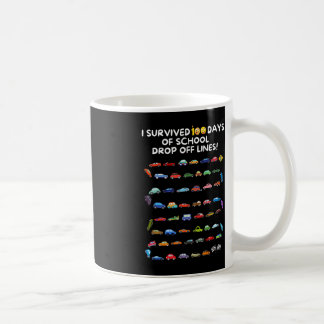 Mug J'Ai Survécu À 100 Jours De Lignes De Décharge Sco