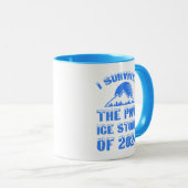 Mug J'Ai Survécu À La Tempête De Glace De 2024 De La G (Devant droit)