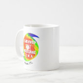 Mug J'AI SURVÉCU À L'HURRICANE IRMA à votre endroit (Devant gauche)