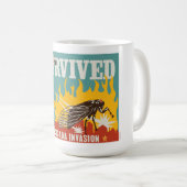 Mug J'ai survécu à l'invasion du Canada (Devant droit)