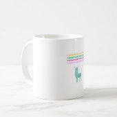 Mug J'ai survécu à Llama Rona 2020 (Devant gauche)