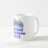 Mug J'ai survécu à l'ouragan Florence (Devant droit)